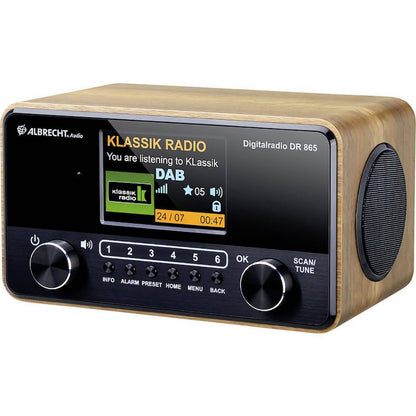 Albrecht DR865 Seniorenradio DAB+ UKW Farbdisplay Kompaktanlage Radio ASA A09