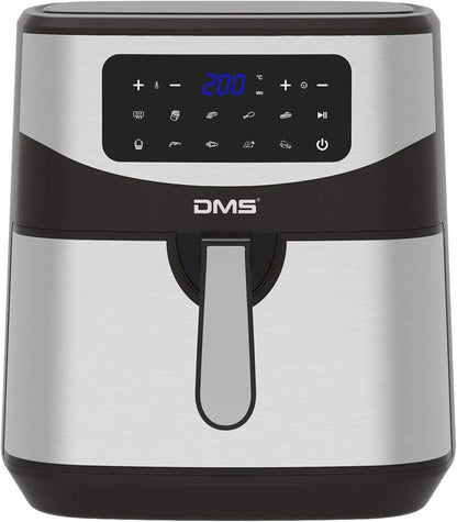 DMS HF-7S Heißluftfritteuse 7L 1800W Airfryer 10 Programme Touch Display HA21