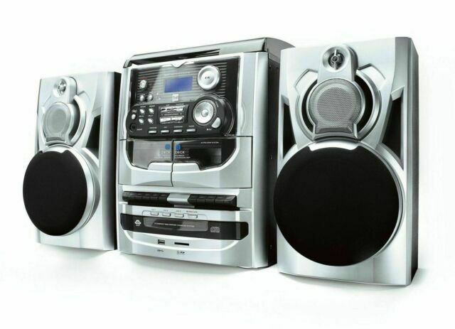 Dual MP301 Stereoanlage CD Wechsler Plattenspieler Kassettendeck USB Radio HA32