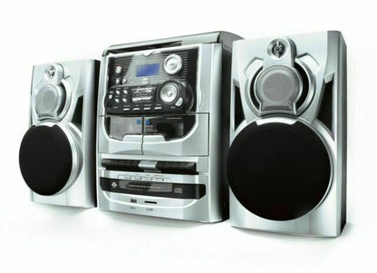 Dual MP301 Stereoanlage CD Wechsler Plattenspieler Kassettendeck USB Radio HA32