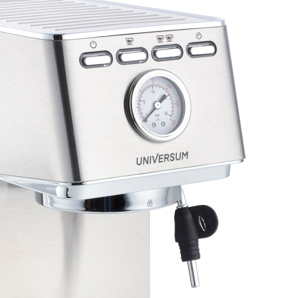 B-Ware Universum Km 400 21 Oprima Siebträger Espressomaschine Kaffeemaschine Edelstahl