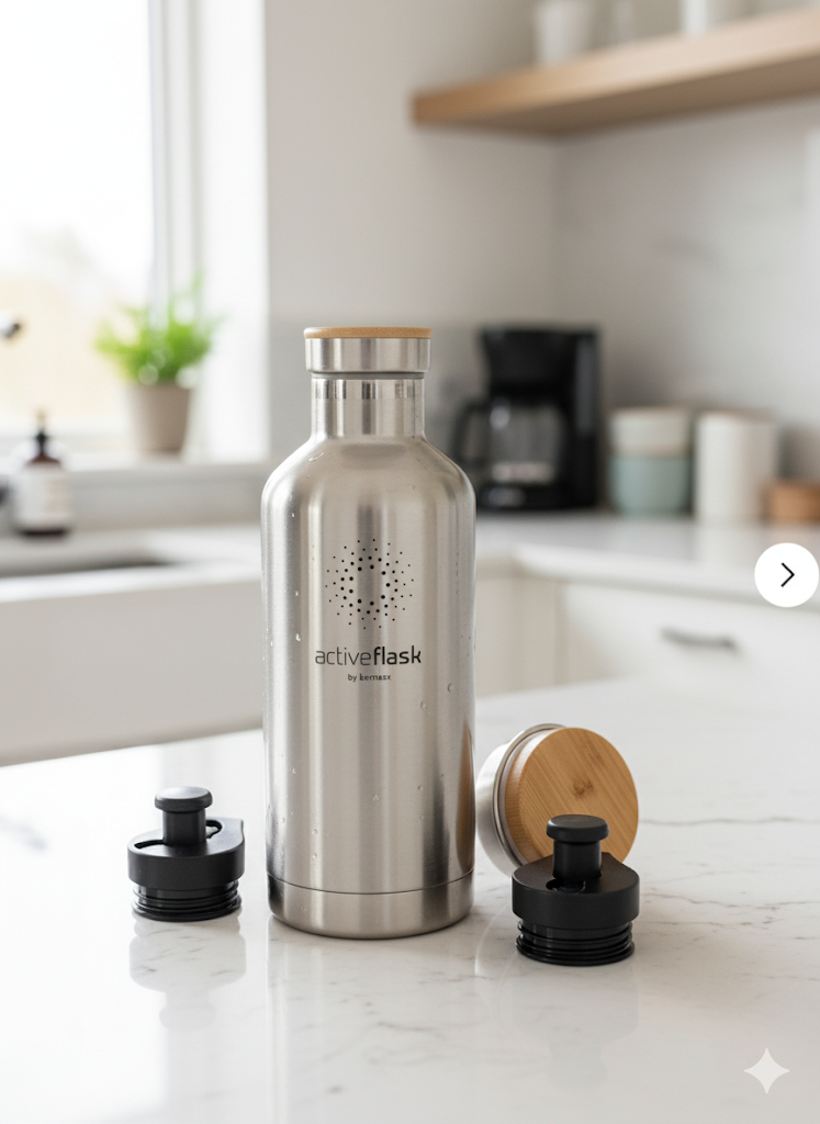 Active Flask by Bemaxx Edelstahl Trinkflasche