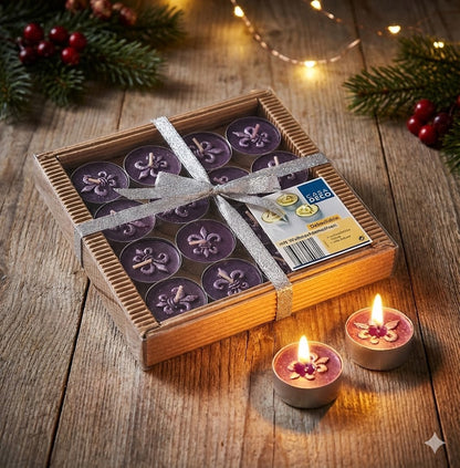 Casa Deco Teelichter Weihnachtsmotive Deko Kerzen Set Weihnachten