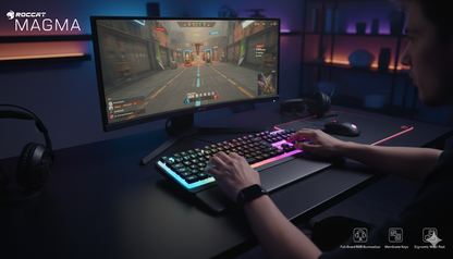 Roccat Magma Gaming Tastatur Französisches Tastaturlayout