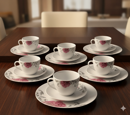 Arte Viva, Kaffeeservice 18-teilig, Blume
