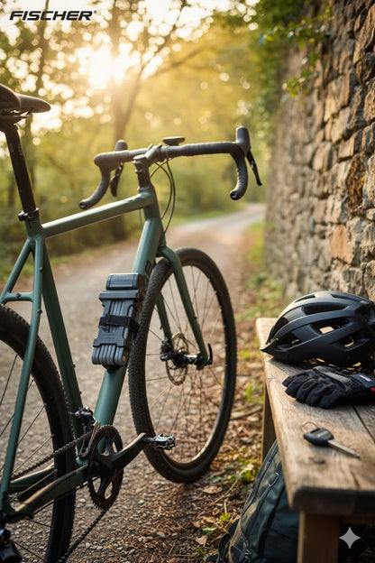 Fischer Soft-Touch PROTEC FKS110 110cm Falt-Fahrradschloss mit Schlüssel