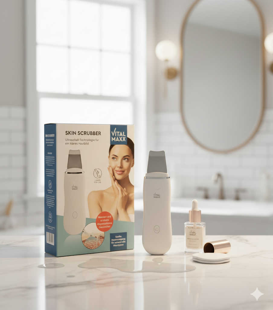 Ultraschall, Peelinggerät, VITALmaxx, Gesichtsreinigung
