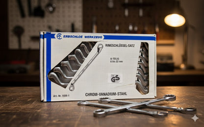 Erbschloe Ringschlüssel Satz 8-teilig Werkzeug Maulschlüssel Set