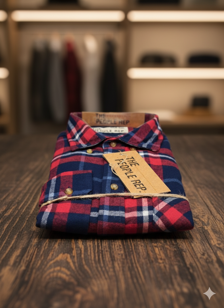 The People Rep. Hemd XXL, Kariert, Modern