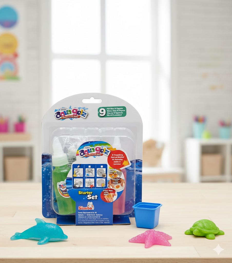 Zoinks aqua gelz Starter Set, Für 9 Figuren, Gestalten, Kreativität