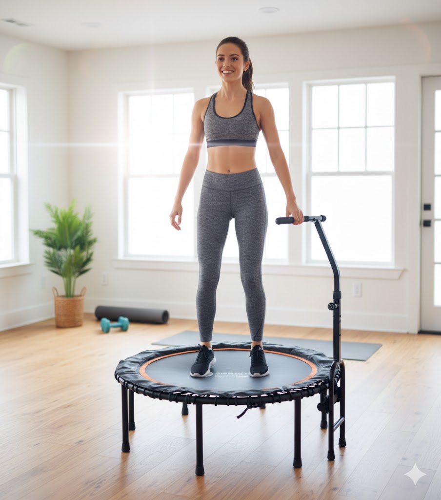 Schmidt Sportsworld Fitnesstrampolin TX-B63993C-50 Schwarz Orange