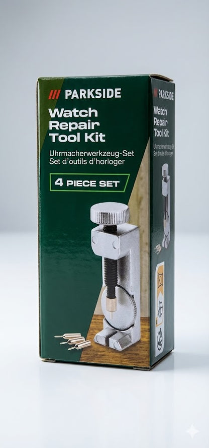 Parkside Watch Repair Tool Kit 4-teilig Uhren Reparatur Set Werkzeug