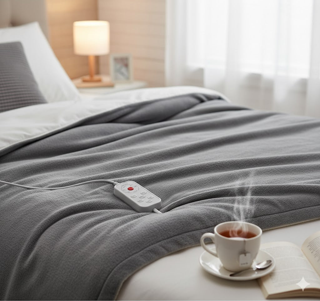 Navaris Snuggy Elektrische Heizdecke 195x125cm