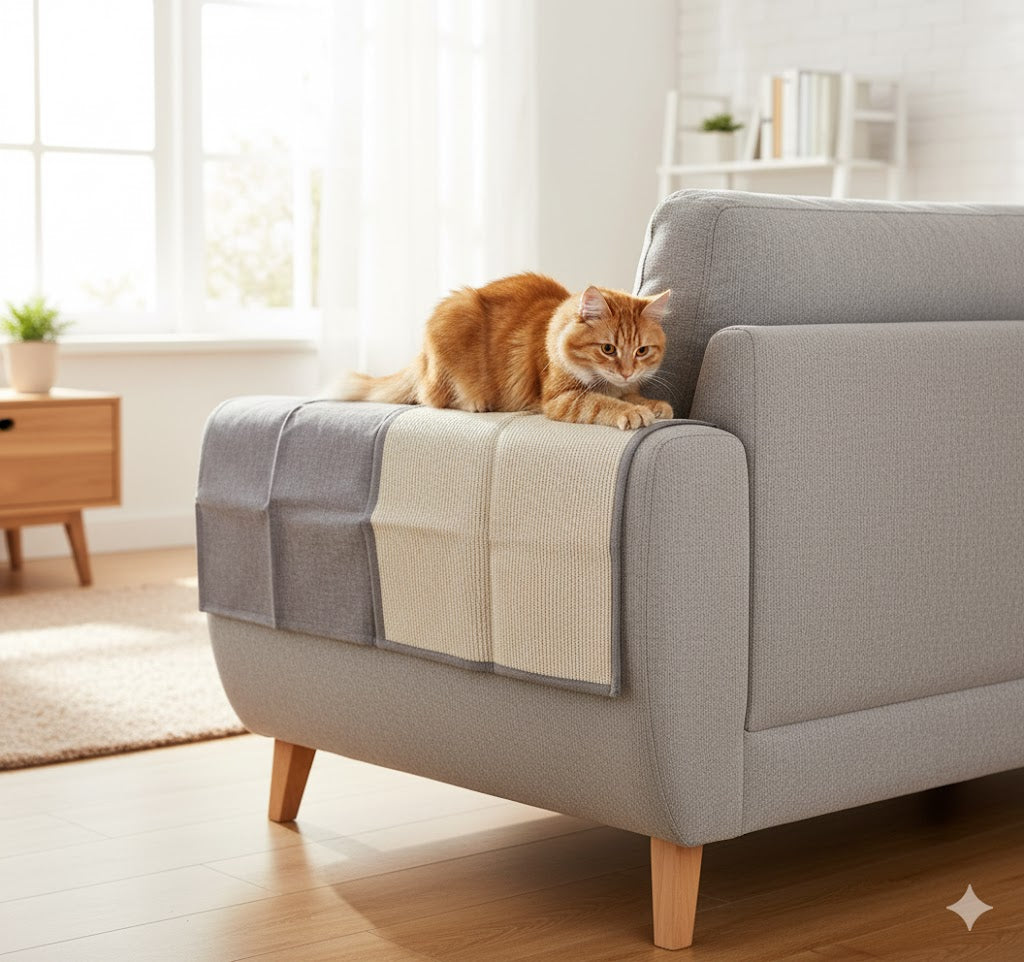 Cat Scratch Mat Sofa Set, Kratzschutz Sofa, Katzen Kratzschutz, Haustiere, Couch