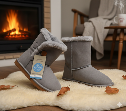 Sorbetto Accessori, Damen Boots, Größe 36-37, Grau