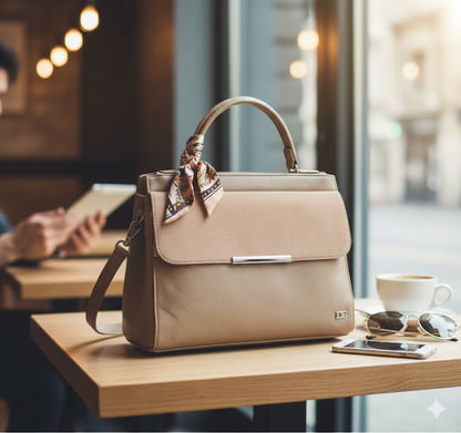 Desiderius Classic Blogger Edition Taupe Handtasche, UVP: 100€, Damentasche