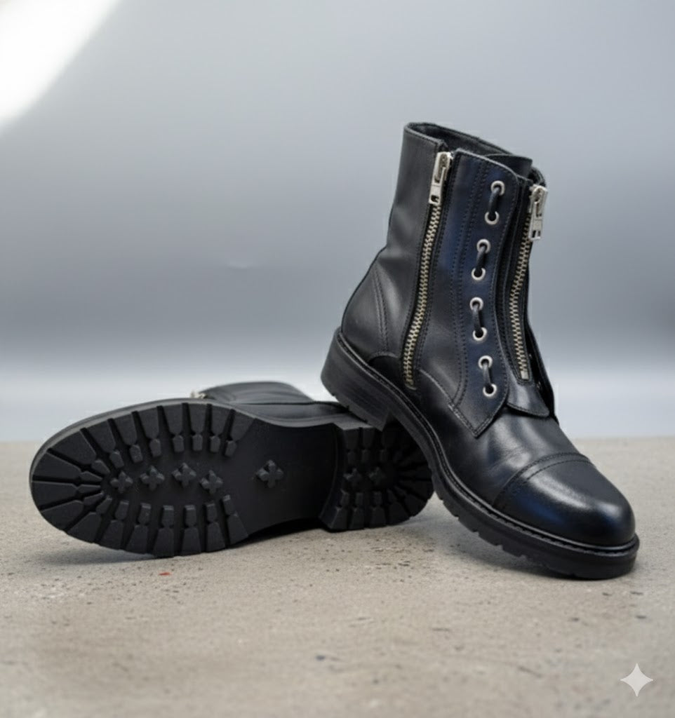 Allsaints, Ariel - Zip Boot - Calf, Schwarz, Damen, Größe 40