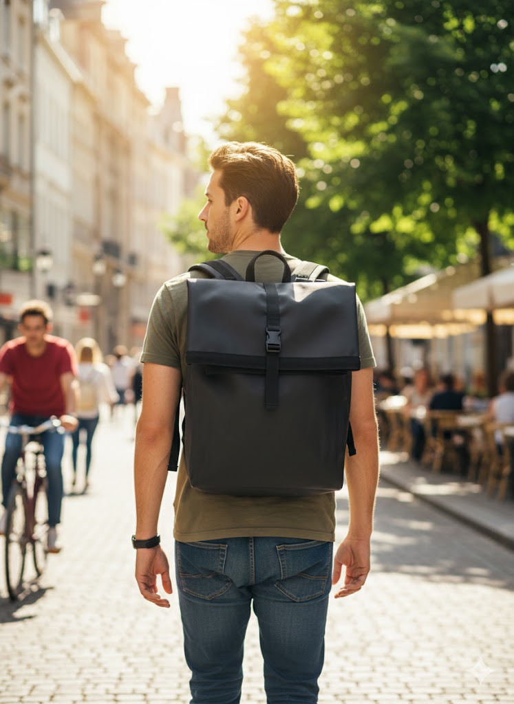 Forrider Fahrradtasche, Gepäckträger Schwarz