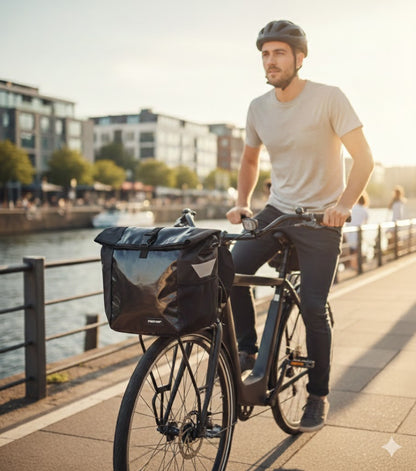 Fischer Gepäckträgertasche Kurier 50645 18L Fahrradtasche Transporttas – Fleischmann