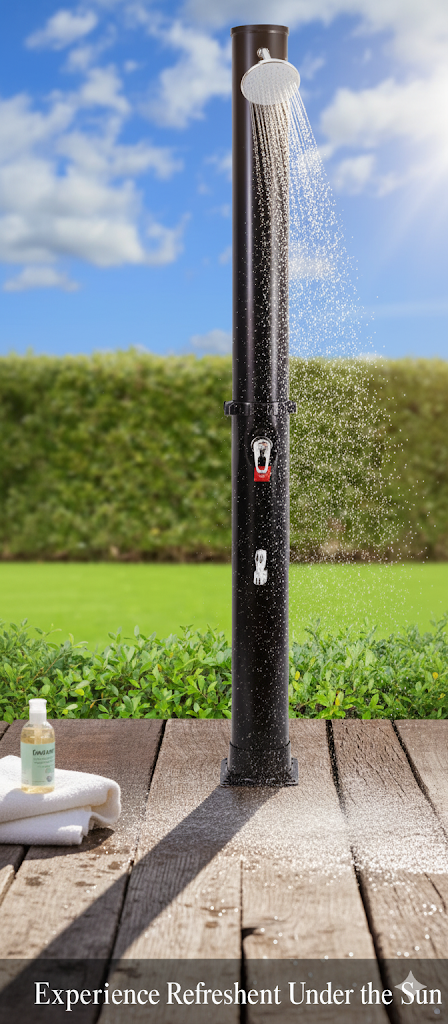 DMS Solar Gartendusche 35L Solardusche Outdoor Camping Dusche