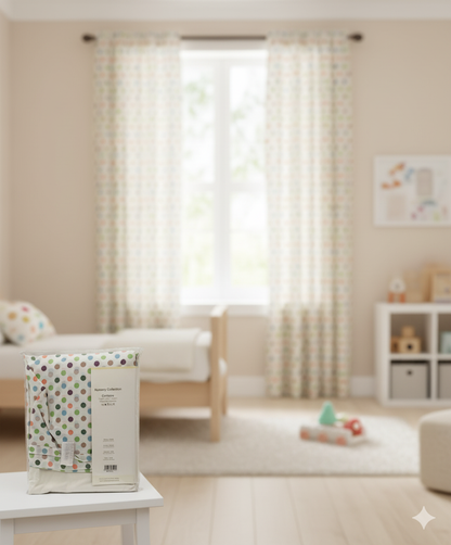 Nursery Collection Curtains Large 167x183cm