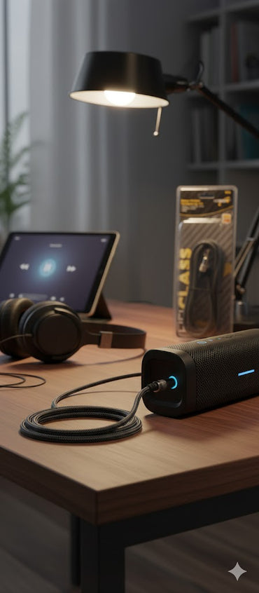 Stereo Klinkenverlängerung 3,5mm 2m Schwarz Audio Kabel Verlängerung