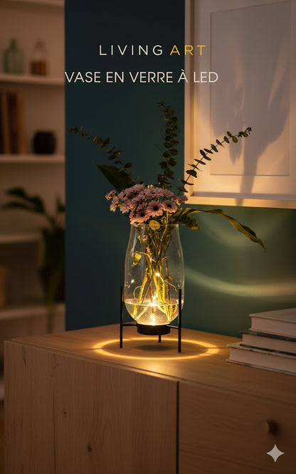 Living Art LED-Vase, Modern, Dekoration 29 cm