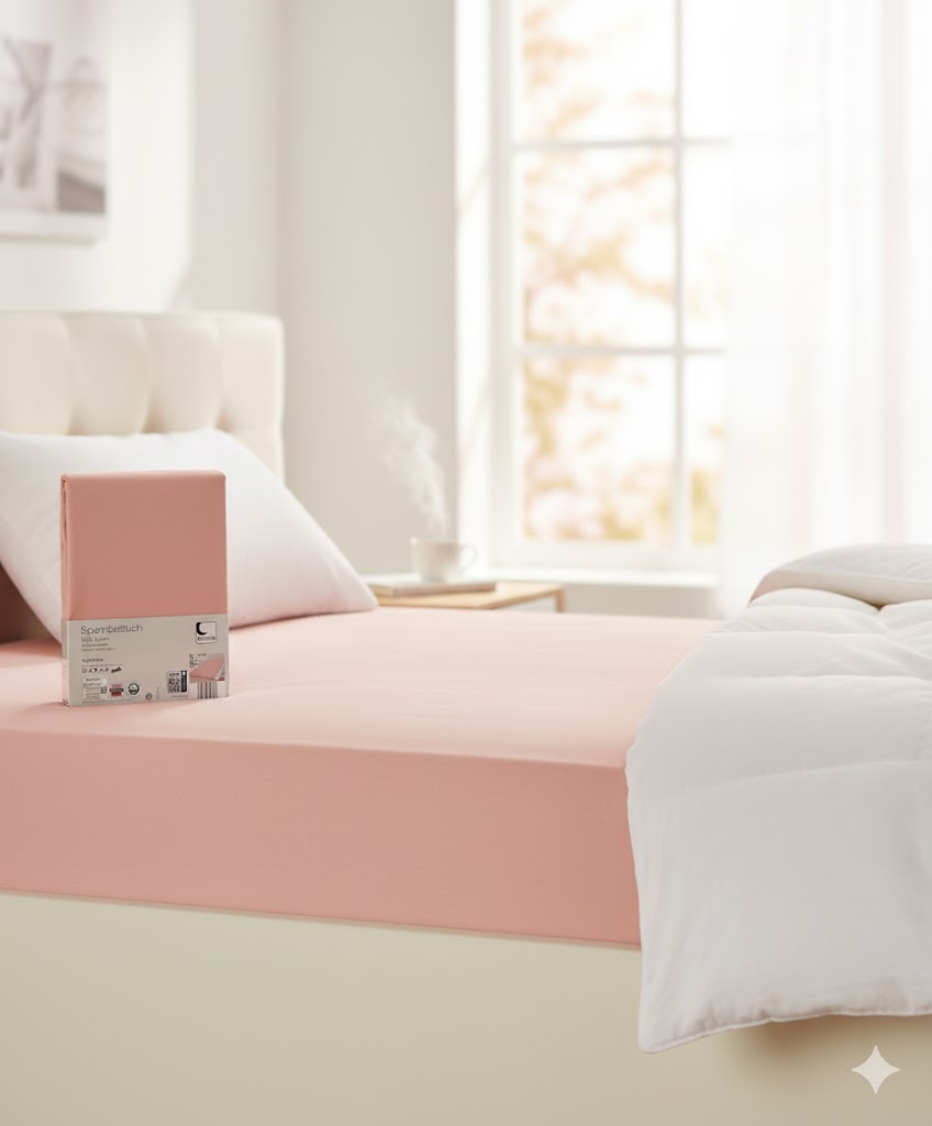 Dormia Spannbettuch, Edel-Linon, 90x200, Baumwolle