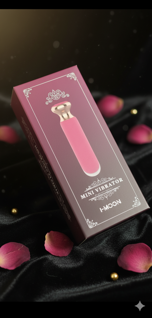 I-Moon, Mini Vibrator, Cross, 128x33 mm