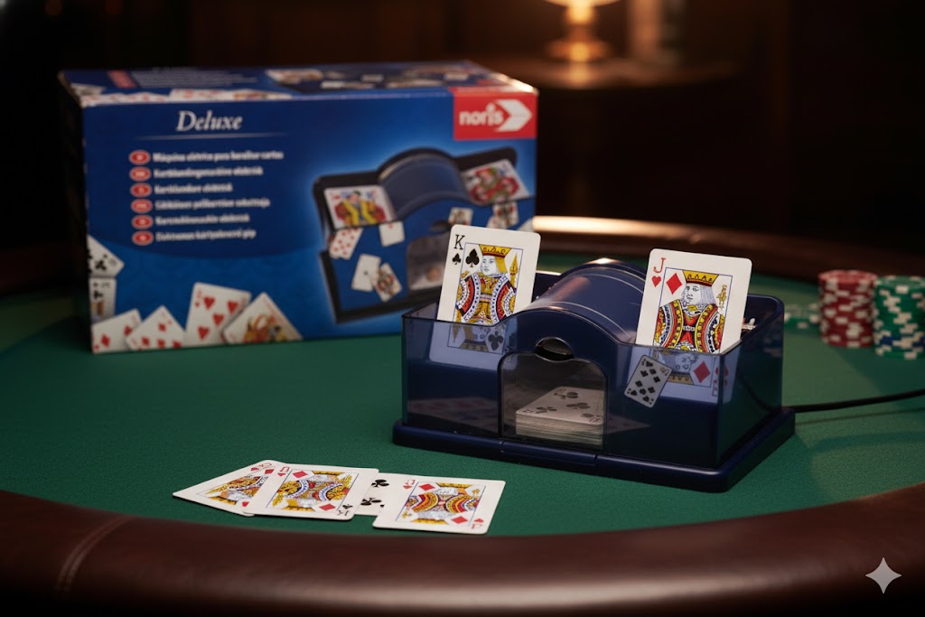 Noris Zubehör Kartenspiel Karten-Mischmaschine elektrisch 606154621