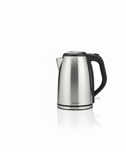 SilverCrest Wasserkocher, 1,7 Liter, 2400 Watt, Edelstahlgehäuse
