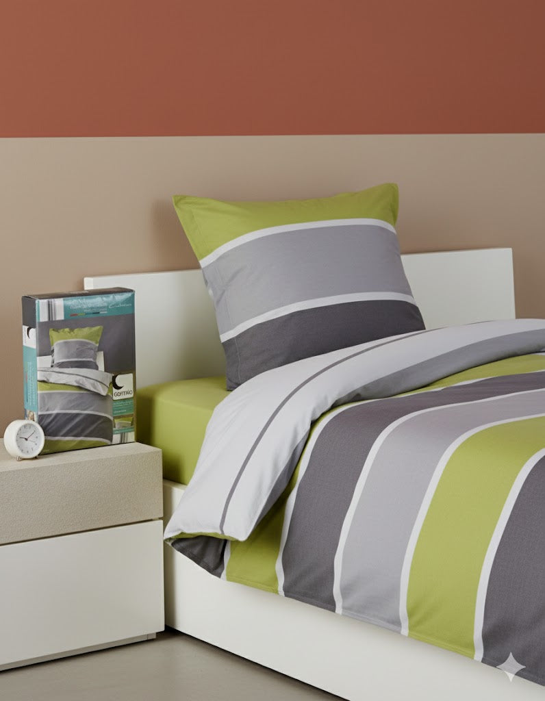 Dormia Colour Up Perkal-Bettwäsche 155x220/80x80 – frisch, modern, hochwertig 🌈🛏️