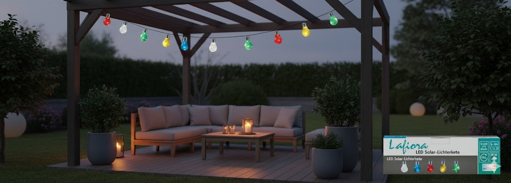 Lafiora Solarlampenset 5 Stück, Garten, LED, Solar, Ambiente