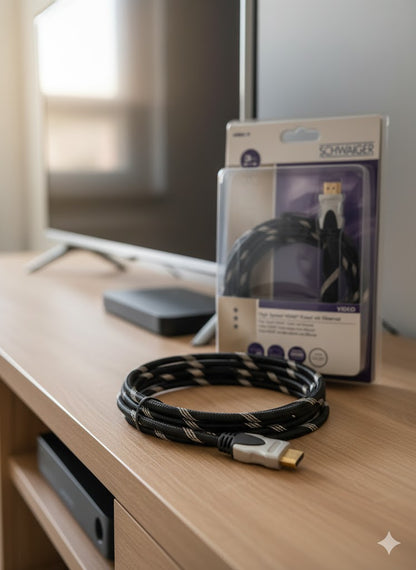 Schwaiger HDMHQ 30 High Speed HDMI Kabel mit Ethernet