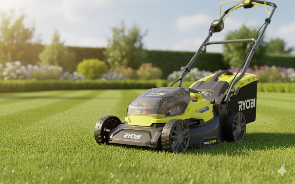 Ryobi One Plus Rasenmäher PY18LM37A-240 Ohne Akku Gebraucht