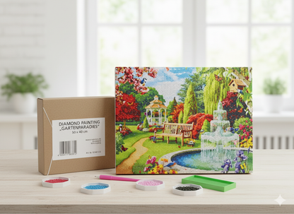 Diamond Painting Gartenparadies 50x40