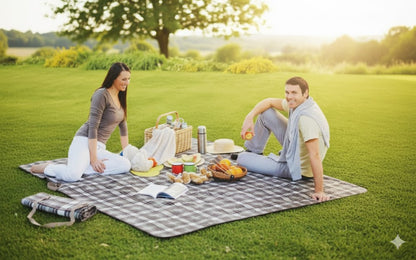 Tukan Camping- & Picknickdecke XXL 200x200 Outdoor Decke wasserfest