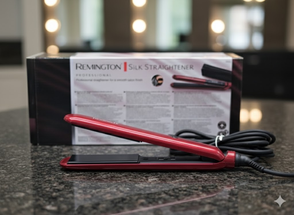 Remington Silk S9600 Glätteisen Rot Profi-Haarglätter Haarstyler