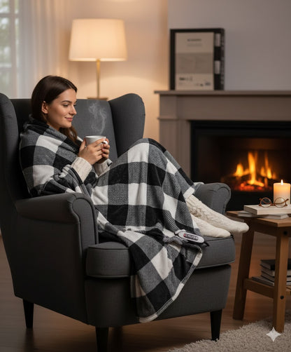 Navaris Elektrische Heizdecke, 180x130 cm