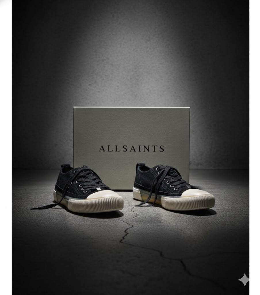 Allsaints, Jazmin - Low Top Lace Up, Sue, Größe 40, Schwarz