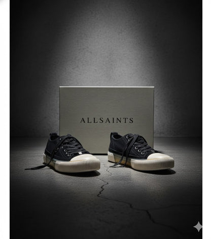 Allsaints, Jazmin - Low Top Lace Up, Sue, Größe 40, Schwarz