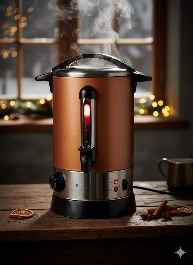 Navaris Mulled Wine Cooker, Heißwasserspender, 6,8 Liter