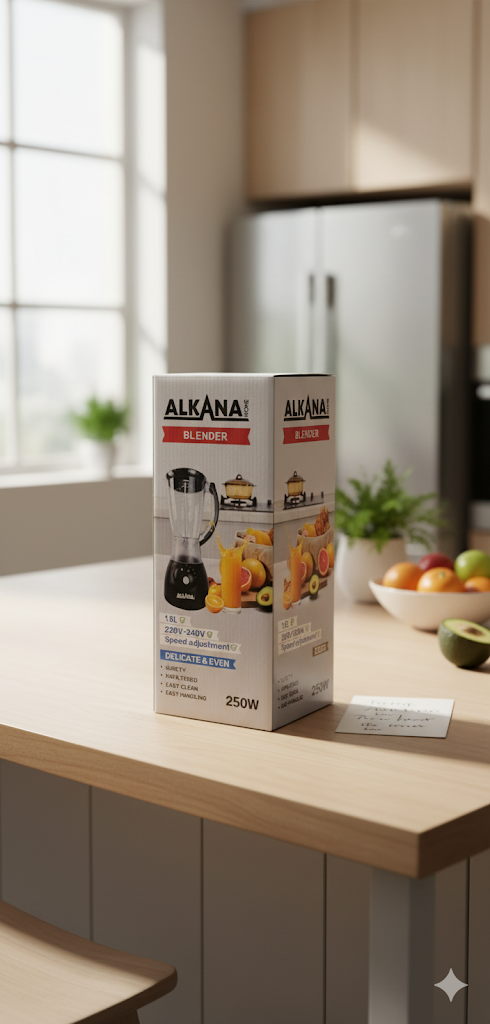 Alkana Home Blender 1,8 Liter, 250W, Standmixer