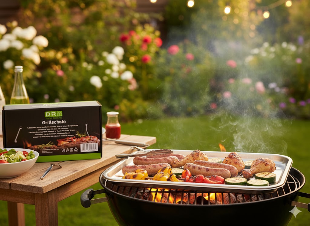 DR Home Division Grillschale, Edelstahl, Grillen