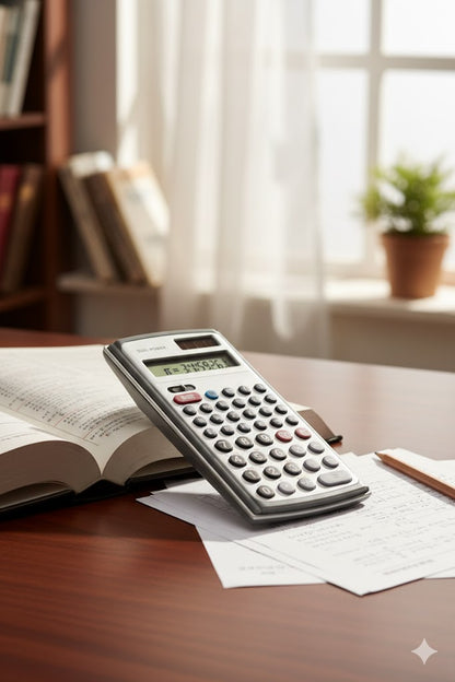 Rex Wissenschaftlicher Taschenrechner Solar & Batterie | Schulrechner Uni