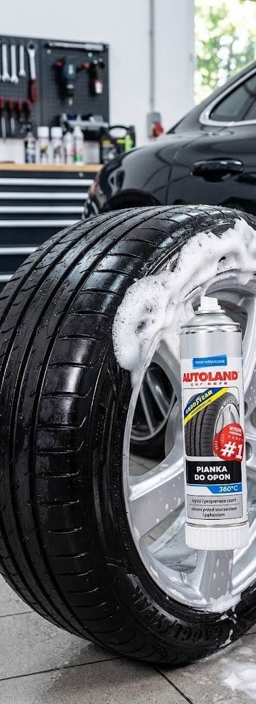 Autoland Car Care Reifenschaum 400 ml Reifenpflege Reinigung Glanz