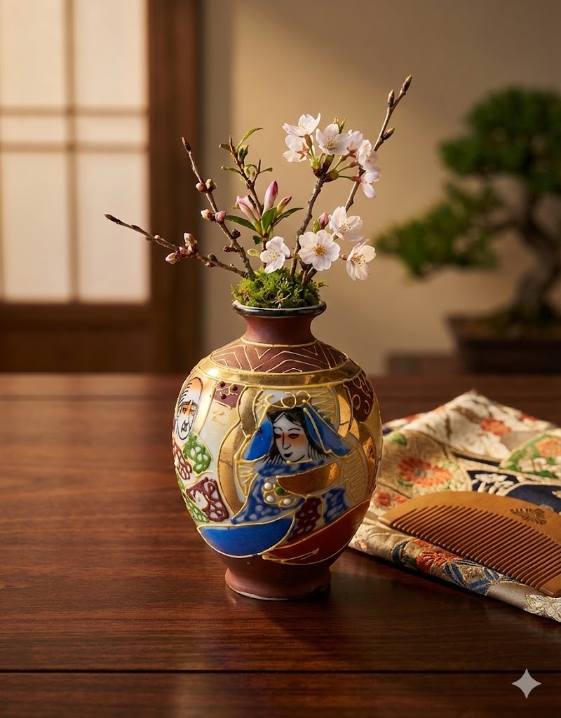 Keramik Vase, Höhe 6 cm, Kunst, Antiquität