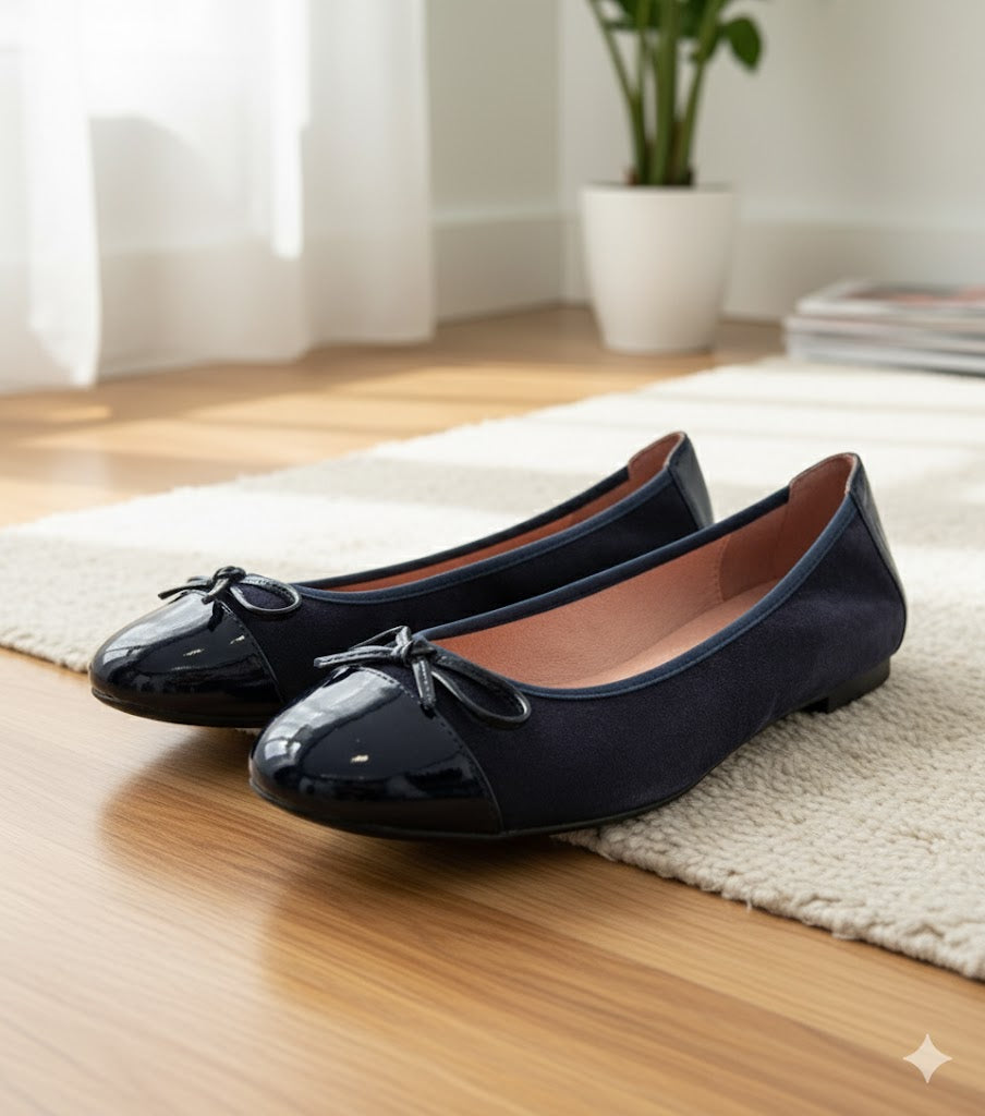 Jolana & Fenena Ballerinas Damen Schuhe Größe 37 Flats Schwarz