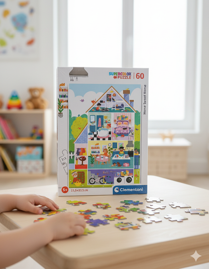 Clementoni Supercolor Puzzle 60 Home Sweet Home