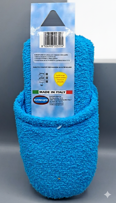 Eurospugna Pantoffeln, Blau